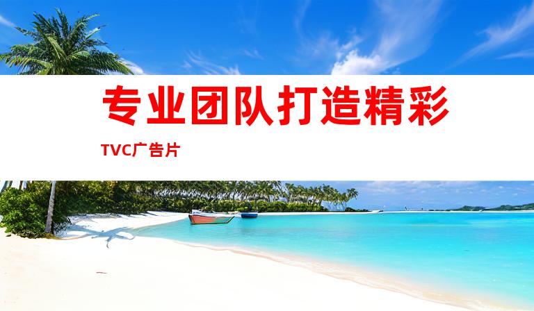 专业团队打造精彩TVC广告片