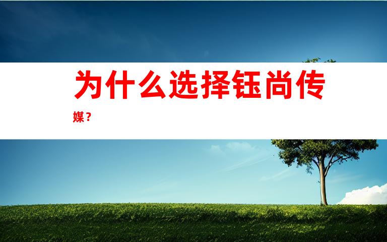 为什么选择钰尚传媒？