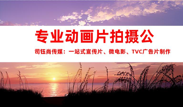 苏州专业动画片拍摄公司钰尚传媒：一站式宣传片、微电影、TVC广告片制作